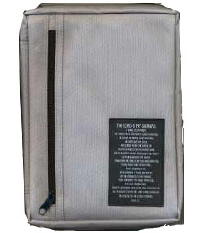 手提聖經套L-詩23(尼龍/灰色) #15A-002