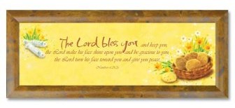 木框玻璃挂画-The Lord bless you(Numbers6:24-26/英)
Picture Frame-The Lord bl #15D-028A