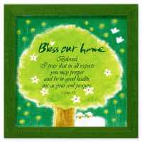 木框玻璃挂画-Bless our Home(3 John1:2/英)
Picture Frame-Bless our Home(3 Joh #15D-029C