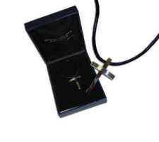 Stainless Steel Pendant with Leather Chain-十字架#15D-089F